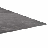 Flooring Planks 5.11 m² 55 pcs PVC Black and White - Top-Down View