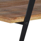 Coffee Table 115x60x40 cm Solid Mango Wood - 45-Degree Angle