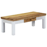 Coffee Table 110x50x40 cm Solid Mango Wood - Extra Image