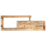 TV Cabinet 120x30x40 cm Solid Mango Wood - Front View