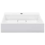 Wash Basin 50x38x13 cm Mineral Cast/Marble Cast White
