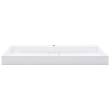 Wash Basin 120x46x11 cm Mineral Cast/Marble Cast White