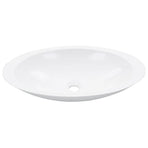 Wash Basin 59.3x35.1x10.7 cm Mineral Cast/Marble Cast White