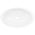 Wash Basin 59.3x35.1x10.7 cm Mineral Cast/Marble Cast White