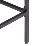 Desk 180x120x76 cm Solid Mango Wood - Close-Up Angle