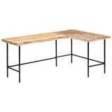 Desk 180x120x76 cm Solid Mango Wood - Extra Image
