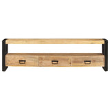 TV Cabinet 150x30x45 cm Solid Mango Wood