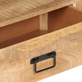 TV Cabinet 150x30x45 cm Solid Mango Wood - 45-Degree Angle