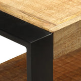 TV Cabinet 150x30x45 cm Solid Mango Wood - Rear View