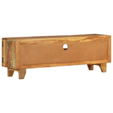 Hand Carved TV Cabinet 120x30x40 cm Solid Reclaimed Wood