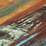 Coffee Table 120x50x30 cm Solid Reclaimed Wood and Steel - 45-Degree Angle