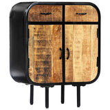 Sideboard 60x30x75 cm Solid Mango Wood and Iron - Extra Image