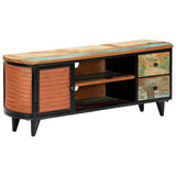TV Cabinet 120x30x45 cm Solid Reclaimed Wood - Extra Image