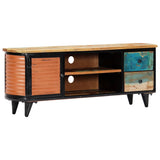 TV Cabinet 120x30x45 cm Solid Reclaimed Wood - Extra Image