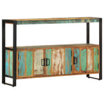 Sideboard 120x30x75 cm Solid Reclaimed Wood
