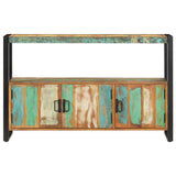 Sideboard 120x30x75 cm Solid Reclaimed Wood - Front View