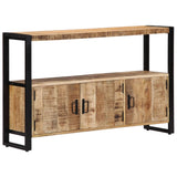 Side Cabinet 120x30x75 cm Solid Mango Wood - Extra Image