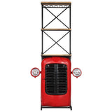 Tractor Wine Cabinet 49x31x172 cm Solid Wood Mango - Front View