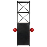 Tractor Wine Cabinet 49x31x172 cm Solid Wood Mango - Top-Down View