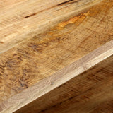 TV Cabinet 130x40x40 cm Solid Mango Wood - 45-Degree Angle