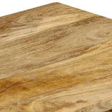 TV Cabinet 90x30x40 cm Solid Mango Wood - Close-Up Angle