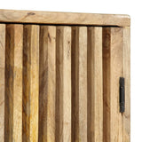TV Cabinet 90x30x40 cm Solid Mango Wood - Low Angle