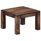 Coffee Table 50x50x35 cm Solid Mango Wood - Extra Image