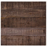 Coffee Table 50x50x35 cm Solid Mango Wood - Rear View