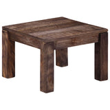 Coffee Table 50x50x35 cm Solid Mango Wood - Extra Image