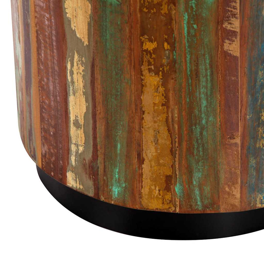 Coffee Table 38x45 cm Solid Reclaimed Wood
