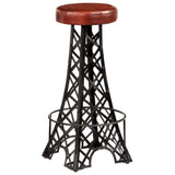 Bar Stools 2 pcs Real Leather - Extra Image