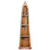 Bookshelf 50x40x180 cm Solid Reclaimed Wood - Front View