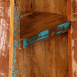 Bookshelf 50x40x180 cm Solid Reclaimed Wood - 45-Degree Angle