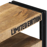 TV Cabinet 100x30x45 cm Solid Mango Wood - 45-Degree Angle