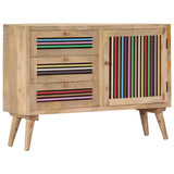 Sideboard 100x30x75 cm Solid Mango Wood - Extra Image