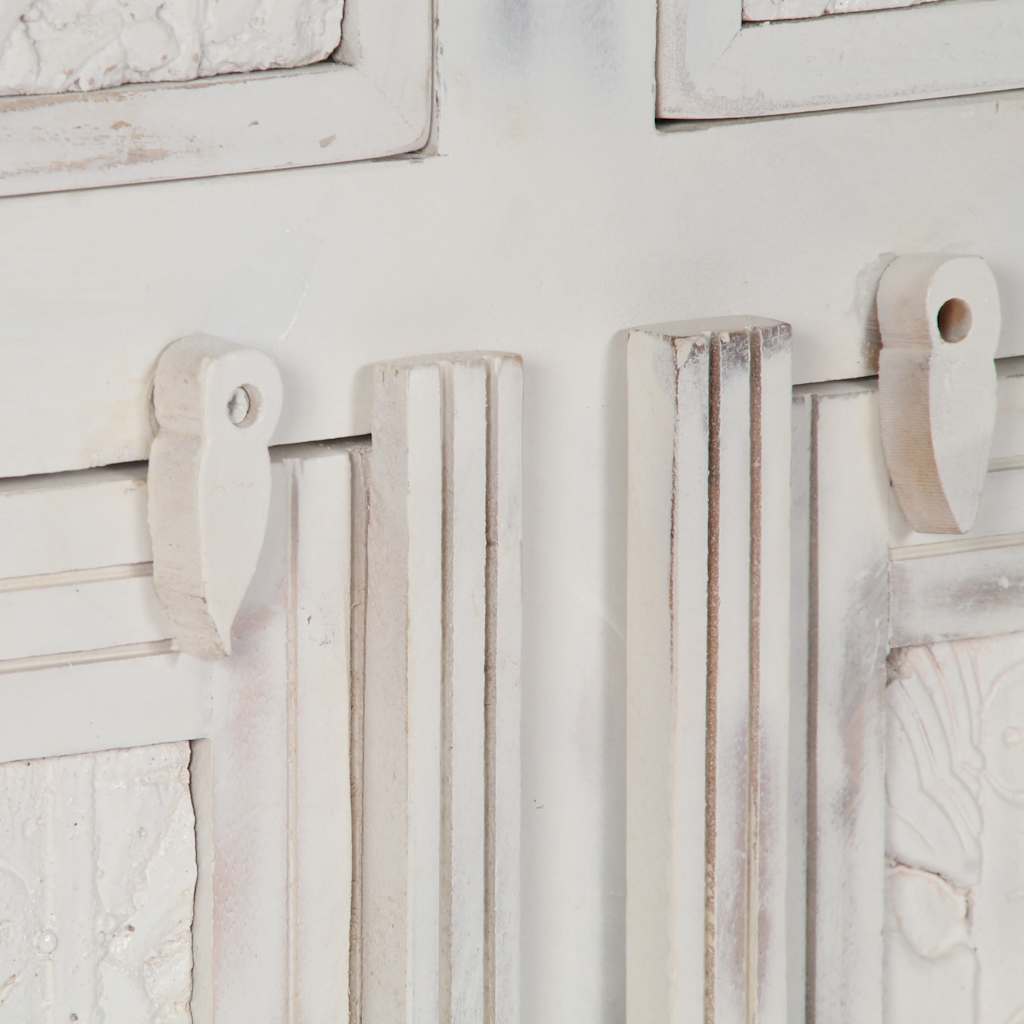 Sideboard White 140x40x74 cm Solid Mango Wood