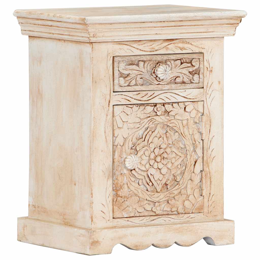 Bedside Cabinet 40x30x50 cm Solid Mango Wood