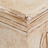 Bedside Cabinet 40x30x50 cm Solid Mango Wood - Rear View