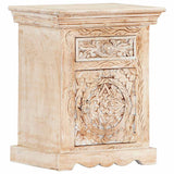Bedside Cabinet 40x30x50 cm Solid Mango Wood - Low Angle