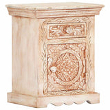 Bedside Cabinet 40x30x50 cm Solid Mango Wood - Extra Image