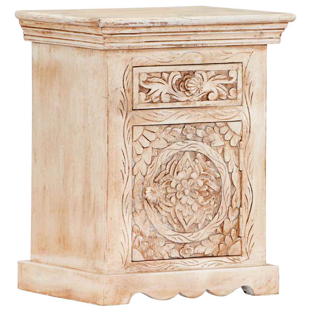 Bedside Cabinet 40x30x50 cm Solid Mango Wood