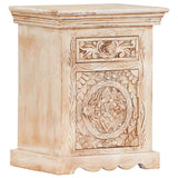 Bedside Cabinet 40x30x50 cm Solid Mango Wood - Extra Image