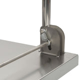 Platform Wagon Silver 82x53x86 cm Stainless Steel - Rear View