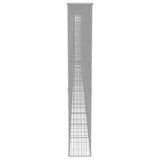 Gabion Wall with Covers Galvanised Steel 900x50x200 cm