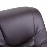 Reclining Chair Brown Faux Leather