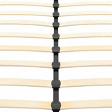 Bed Frame without Mattress White 106x203 cm King Single - 45-Degree Angle