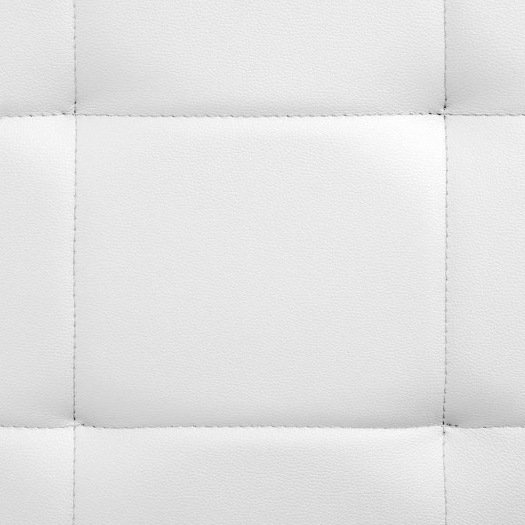 Bed Frame without Mattress White 106x203 cm King Single