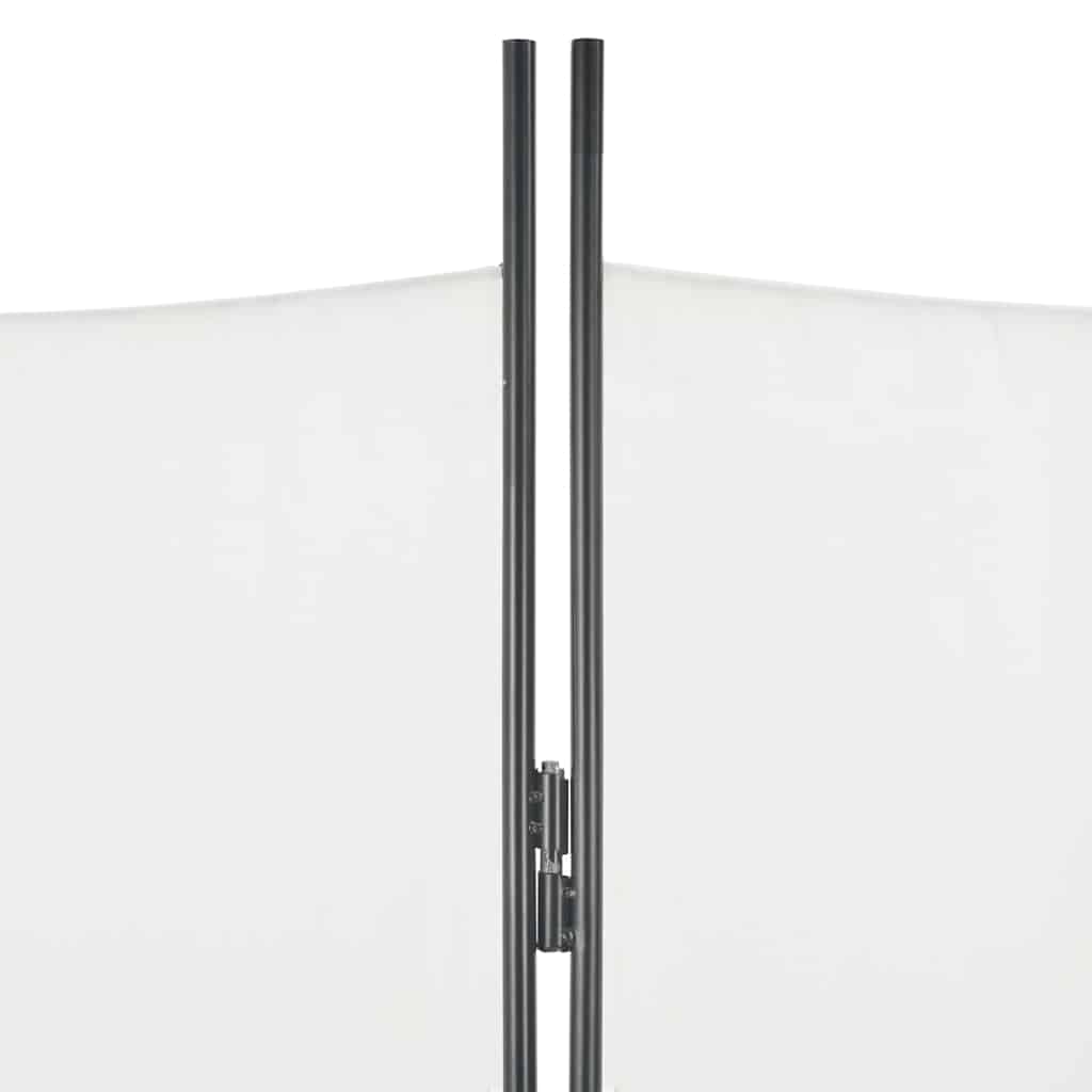 5-Panel Room Divider White 200x180 cm