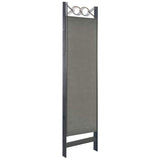 5-Panel Room Divider Anthracite 200x180 cm - Top-Down View