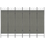 6-Panel Room Divider Anthracite 240x180 cm